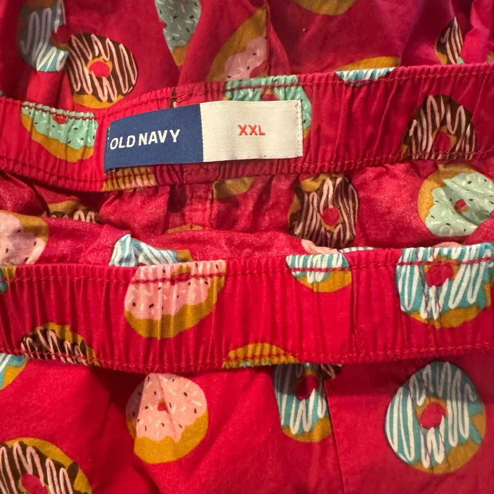 Old Navy Boxers:Blue&yellow Pineapple and Red Multi Donut Boxers XXL 100% cotton - Picture 4 of 7